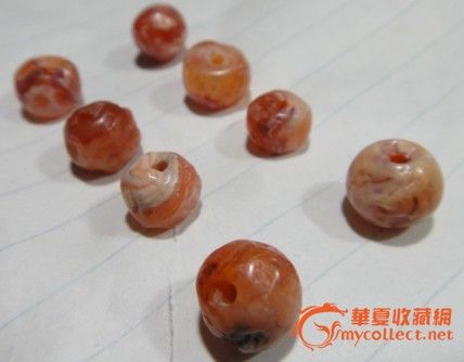 汉代 极品 缠丝 灰皮玛瑙珠_汉代 极品 缠丝 灰皮玛瑙珠价格_汉代 极品 缠丝 灰皮玛瑙珠图片_来自藏友sweetgegia_玉器_地摊交易_华夏收藏网 cang.com