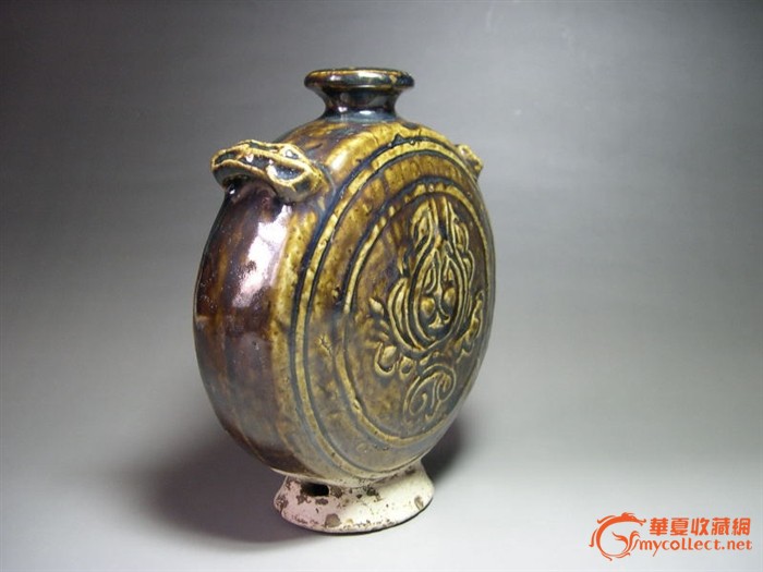 辽金宝相花扁壶_辽金宝相花扁壶价格_辽金宝相花扁壶图片_来自藏友