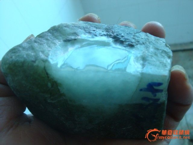 415克老厂冰种翡翠毛料(不讲价)HC-415克老厂