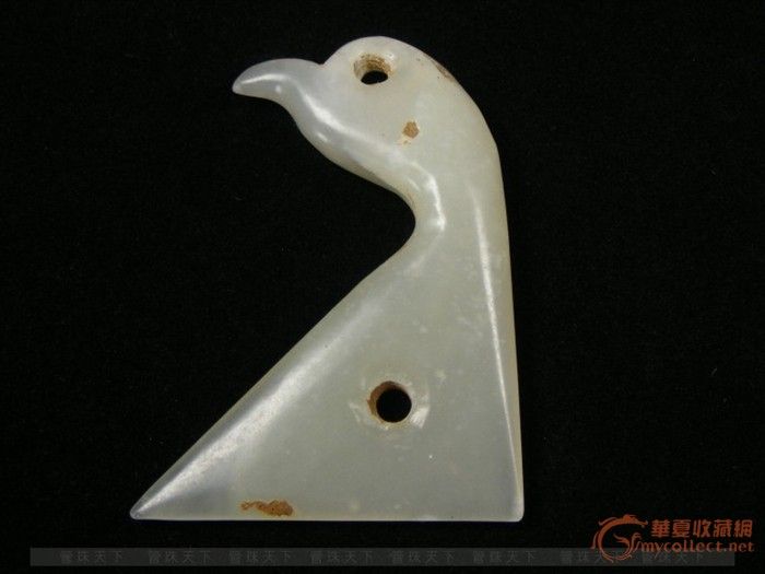 清代晚期.带宣字款的双耳四足文房方形小香炉