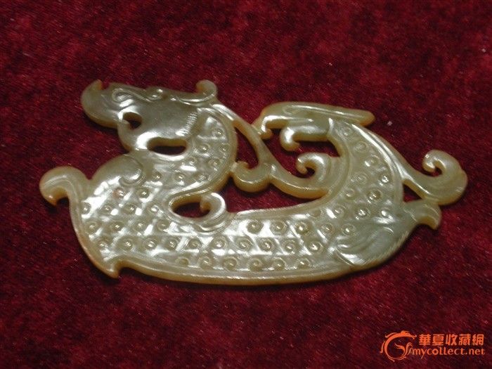 战国和田玉龙凤佩-战国和田玉龙凤佩价格-战国