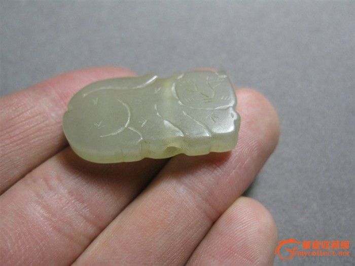 清代 全品 玉猫 挂饰 -清代 全品 玉猫 挂饰 价格