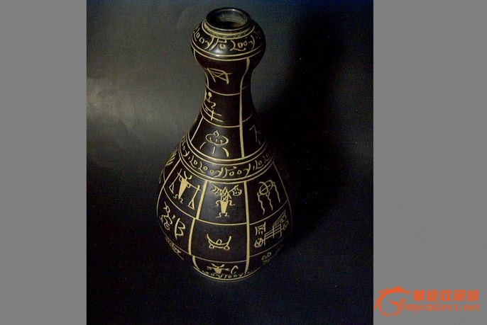 古文字瓶_古文字瓶价格_古文字瓶图片_来自藏