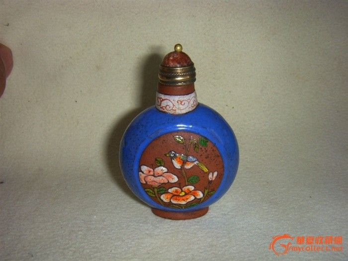 八十年代伪气功大师张宏堡金边瓷画盘_八十年