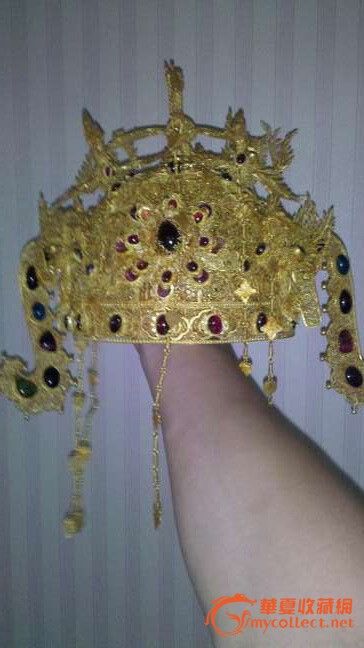 盛世藏珍【明代纯金镶宝石凤冠】_盛世藏珍【