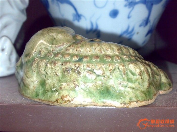  炯炯有神 ,憨态可掬的瓷狮子镇纸_ 炯炯有神 ,憨