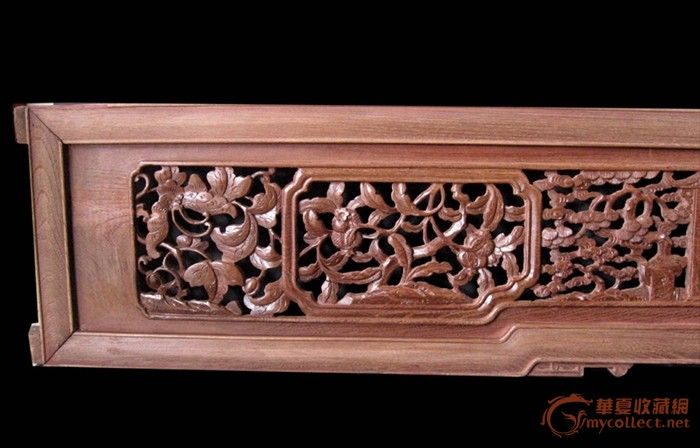 苏工精品·文气十足--红榉多子多福多寿大花板