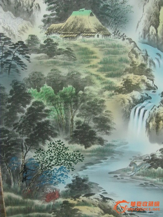 昭和时期日本著名画家【村田秀峰】山水