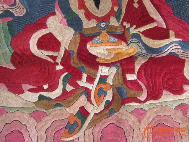 堆绣唐卡_堆绣唐卡价格_堆绣唐卡图片_来自藏友共同前进_织锦_地摊交易_华夏收藏网 cang.com