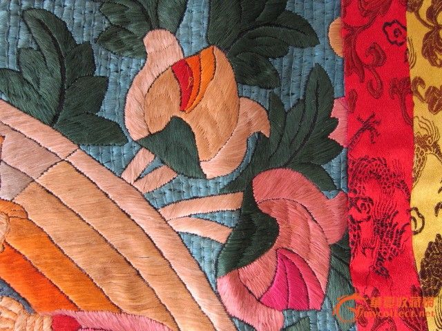 堆绣唐卡_堆绣唐卡价格_堆绣唐卡图片_来自藏友共同前进_织锦_地摊交易_华夏收藏网 cang.com