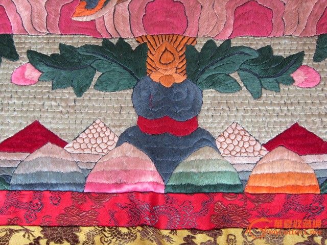 堆绣唐卡_堆绣唐卡价格_堆绣唐卡图片_来自藏友共同前进_织锦_地摊交易_华夏收藏网 cang.com