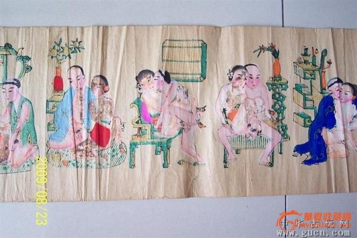 清末民俗出嫁女压箱底<em>春宫</em>图避火图12幅图包