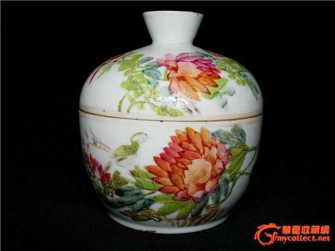 酱金釉内画青花金鱼杯!大开门正宗的老货 !包老