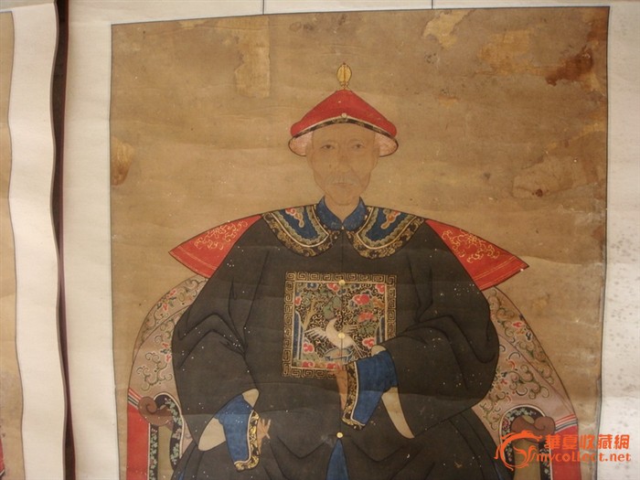 清代毛笔手绘古代历史人物画像画册