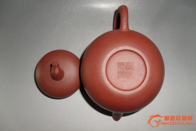 底款:顾华君制/茄段壶◢宜兴紫砂