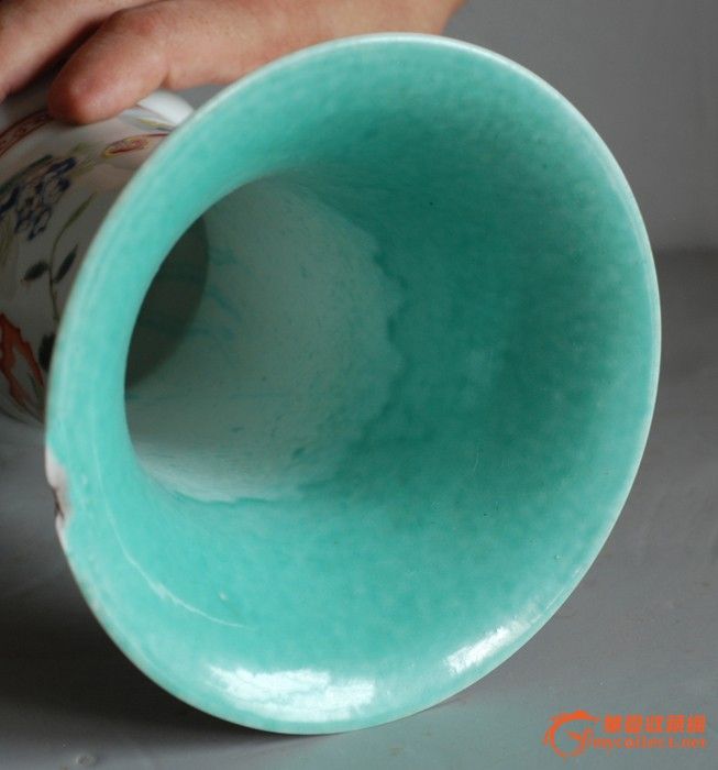 粉彩花觚(大清光绪年制款)_粉彩花觚(大清光绪