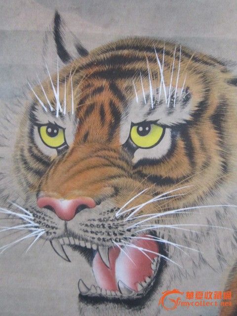 李禅的虎画_李禅的虎画价格_李禅的虎画图片