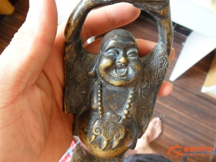 今天在收破烂那里搞到一只铜佛现在处理-今天