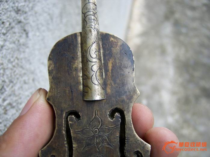 民国小提琴铜锁_民国小提琴铜锁价格_民国小