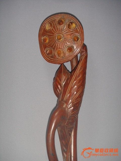 清 黄杨木连子如意_清 黄杨木连子如意价格_清