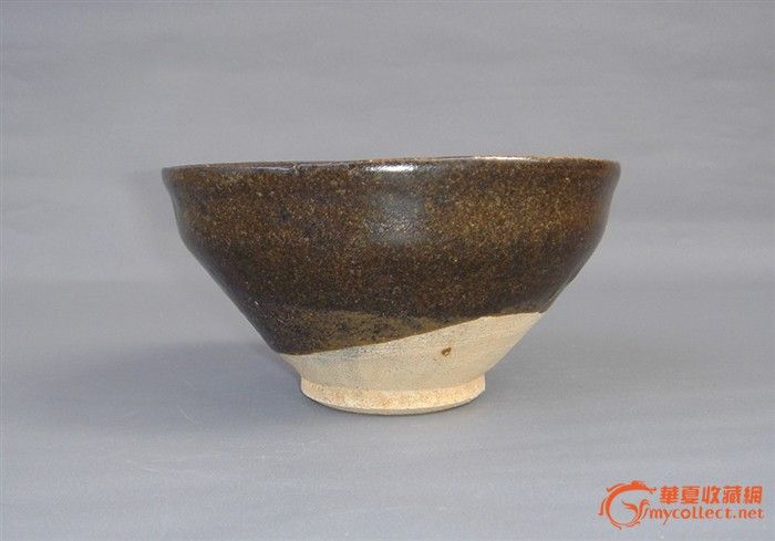 南宋赣州窑 茶叶末釉茶盏_南宋赣州窑 茶叶末