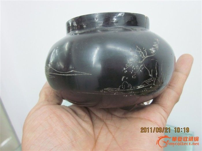 民国脱胎漆器茶叶罐图片