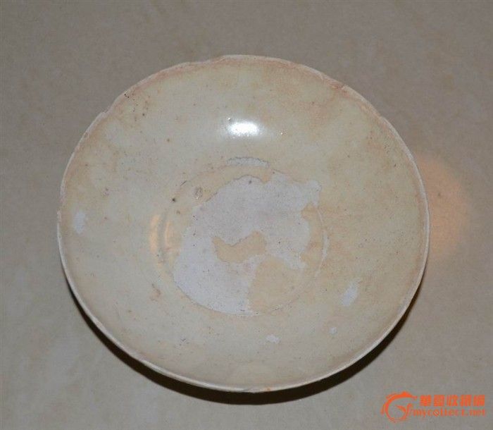 五代定窑葵口盘-五代定窑葵口盘价格-五代定窑