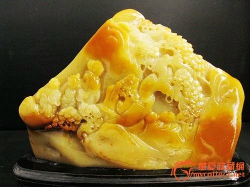 冰之恋990011寿山石精品摆件_冰之恋990011