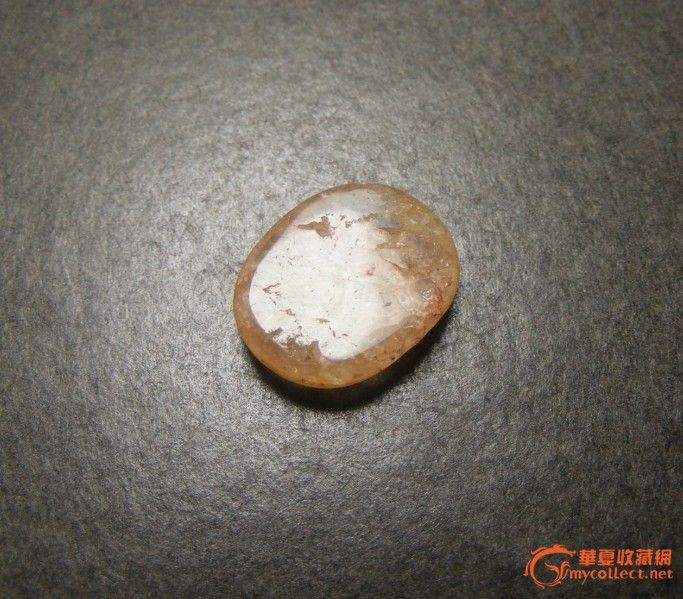 通透性好 清代.老粉红碧玺宝石椭圆帽正大镶嵌