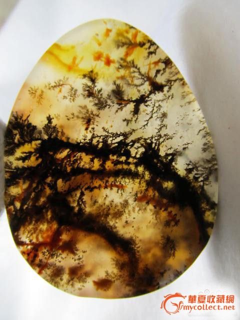 天然A货黄龙玉水草花挂件、挂牌侏罗纪森林双