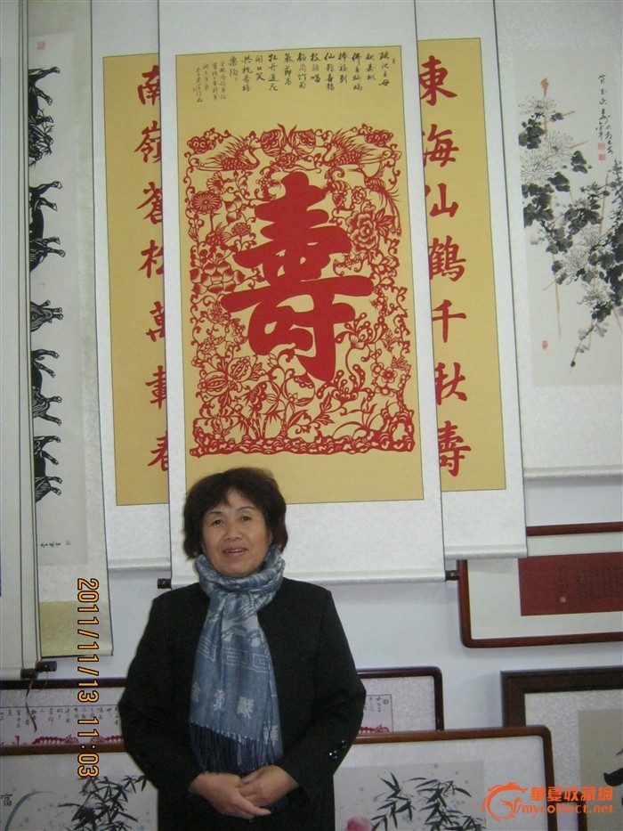 中国民俗艺术剪纸比赛二连冠得主李建肖作品选