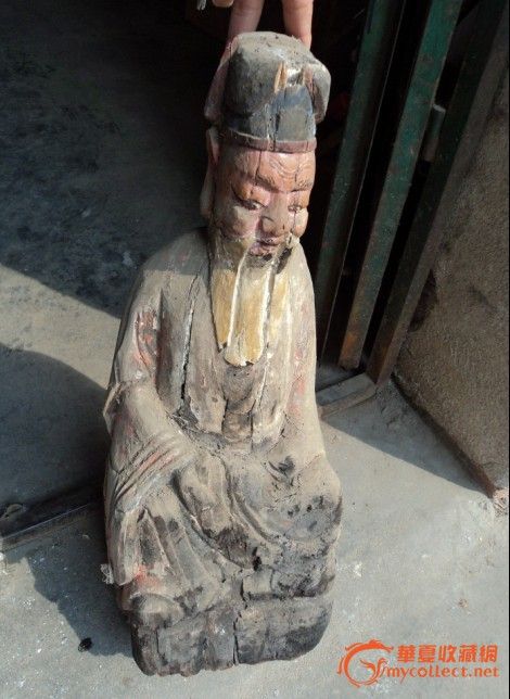 木雕大土地神造像-木雕大土地神造像价格-木雕