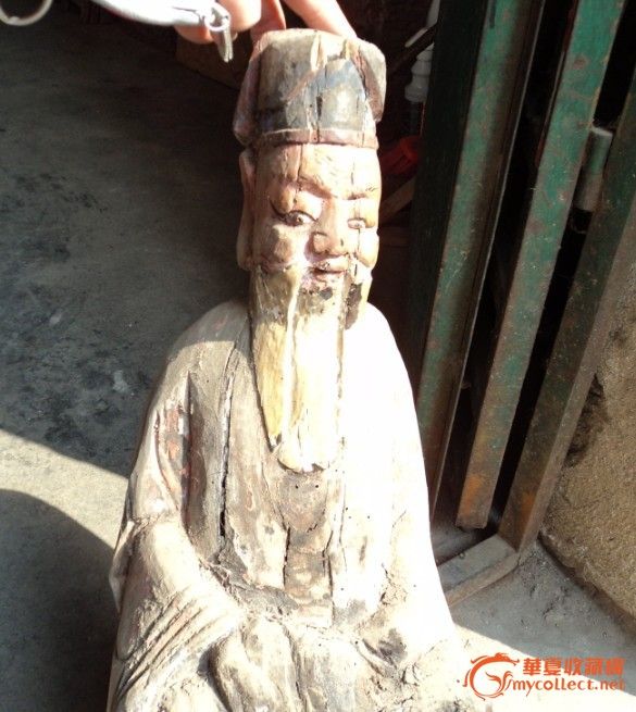 木雕大土地神造像-木雕大土地神造像价格-木雕