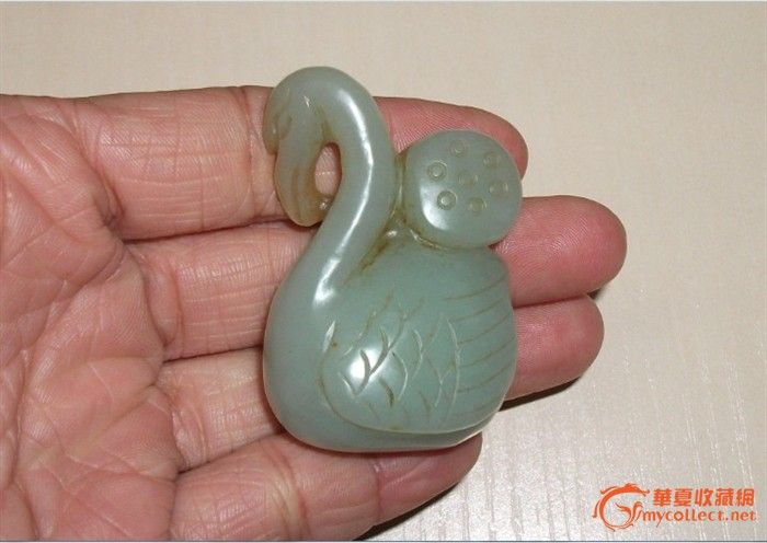 和田老坑玉鹅-和田老坑玉鹅价格-和田老坑玉鹅图片,来自藏友宝山居-玉器-地摊交易-华夏收藏网