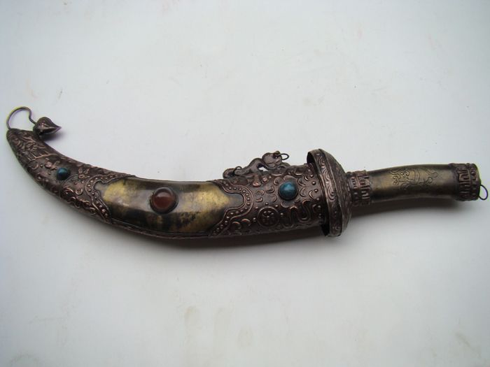 一把带*魈珠宝老柳叶弯*