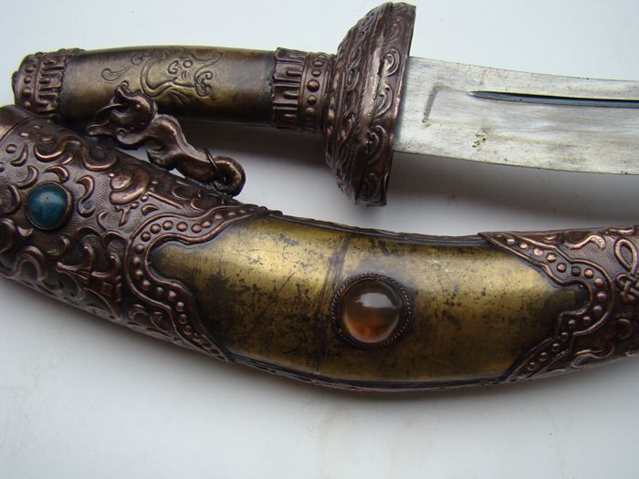 一把带*魈珠宝老柳叶弯*