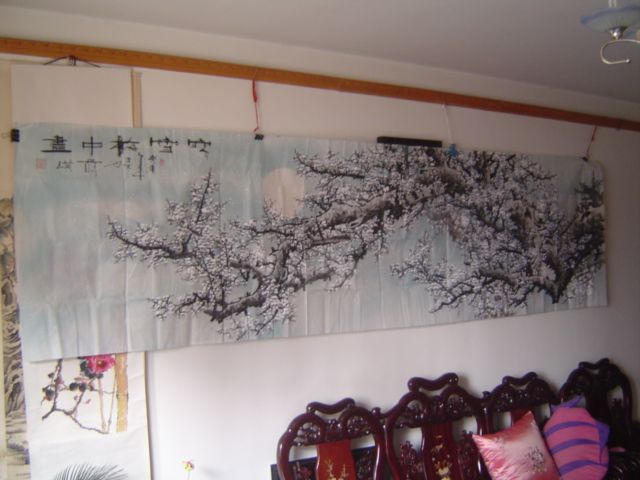 薛瑛大幅梅花图:寒雪梅中画-薛瑛大幅梅花图:寒雪梅中画价格-薛瑛大幅