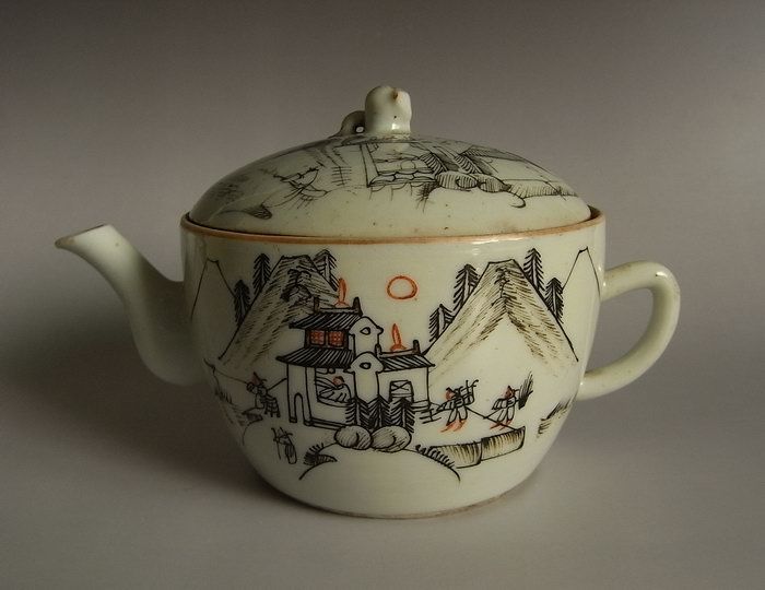 价格_光绪墨彩参汤壶 图片_来自藏友albb_瓷器_地摊交易_华夏收藏网