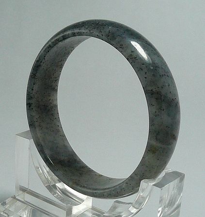 和田玉 青花玉籽料 油润扁条内径59mm手镯