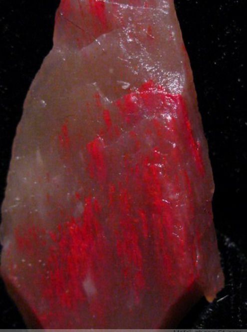 昌化桃花冻地鸡血原石