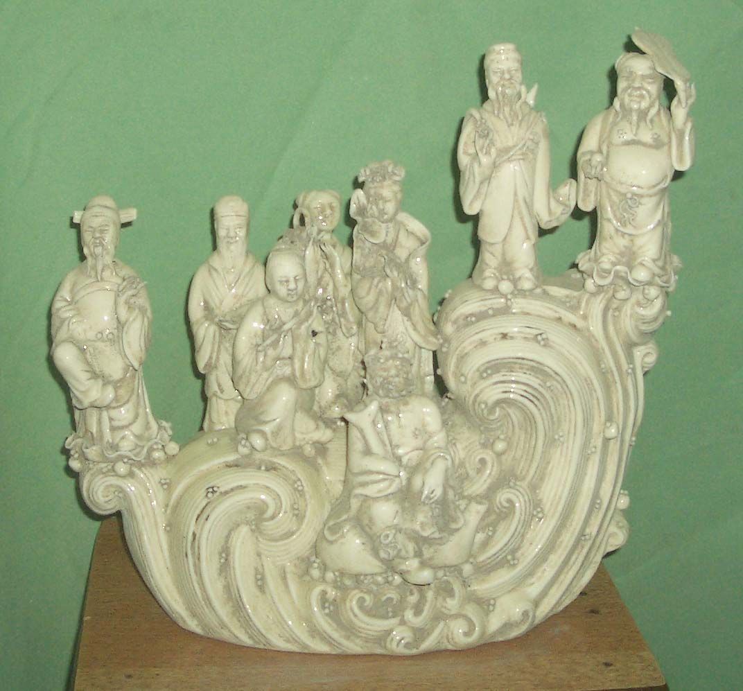 明德化瓷八仙过海