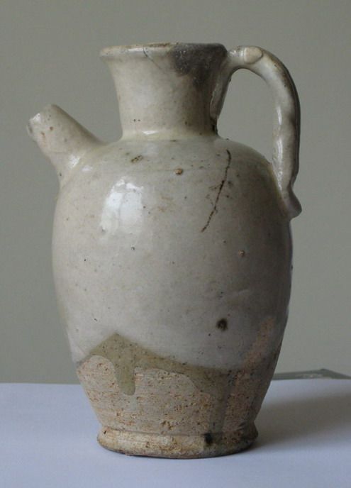 隋至唐白釉小执壶