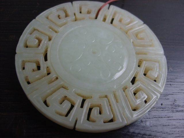 回字纹老和田玉牌图片_来自藏友大玉儿格格_玉器_地摊交易_华夏收藏网