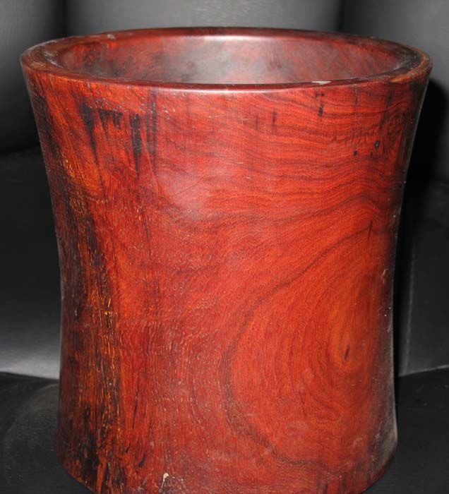 新店开张 保真包老 红酸枝老红木 素笔筒