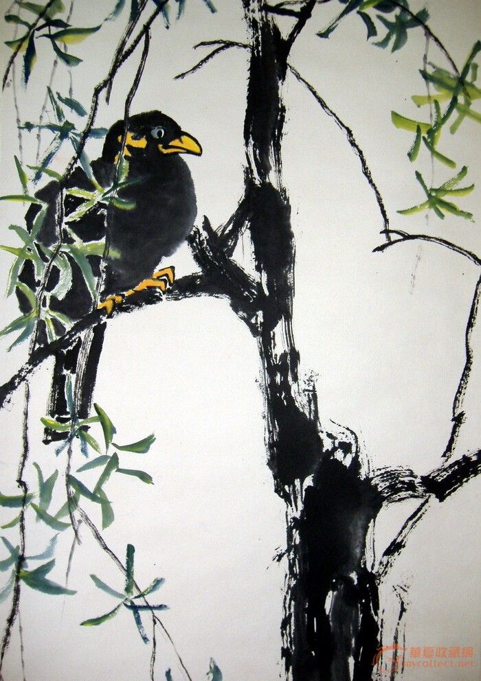 岭南大师·杨善深·花鸟