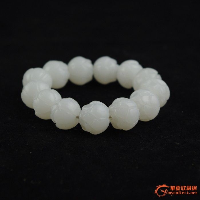 超白韩料白玉手链