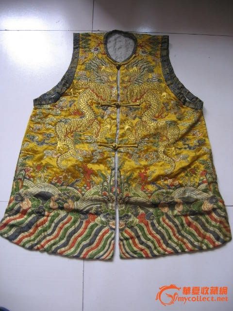 清代皇家御用金马甲