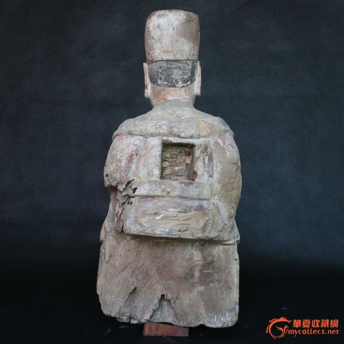 清早期木雕文官像图片_来自藏友山水一林_杂项_地摊交易_华夏收藏网