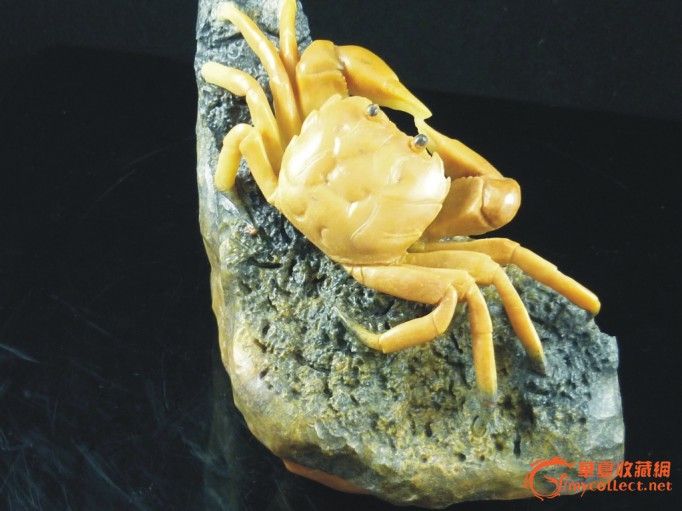 螃蟹(寿山石)——构思独特,雕工精细