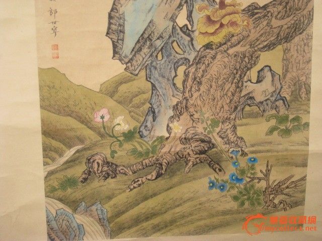郎世宁鹰,清郎世宁松鹤图_大山谷图库